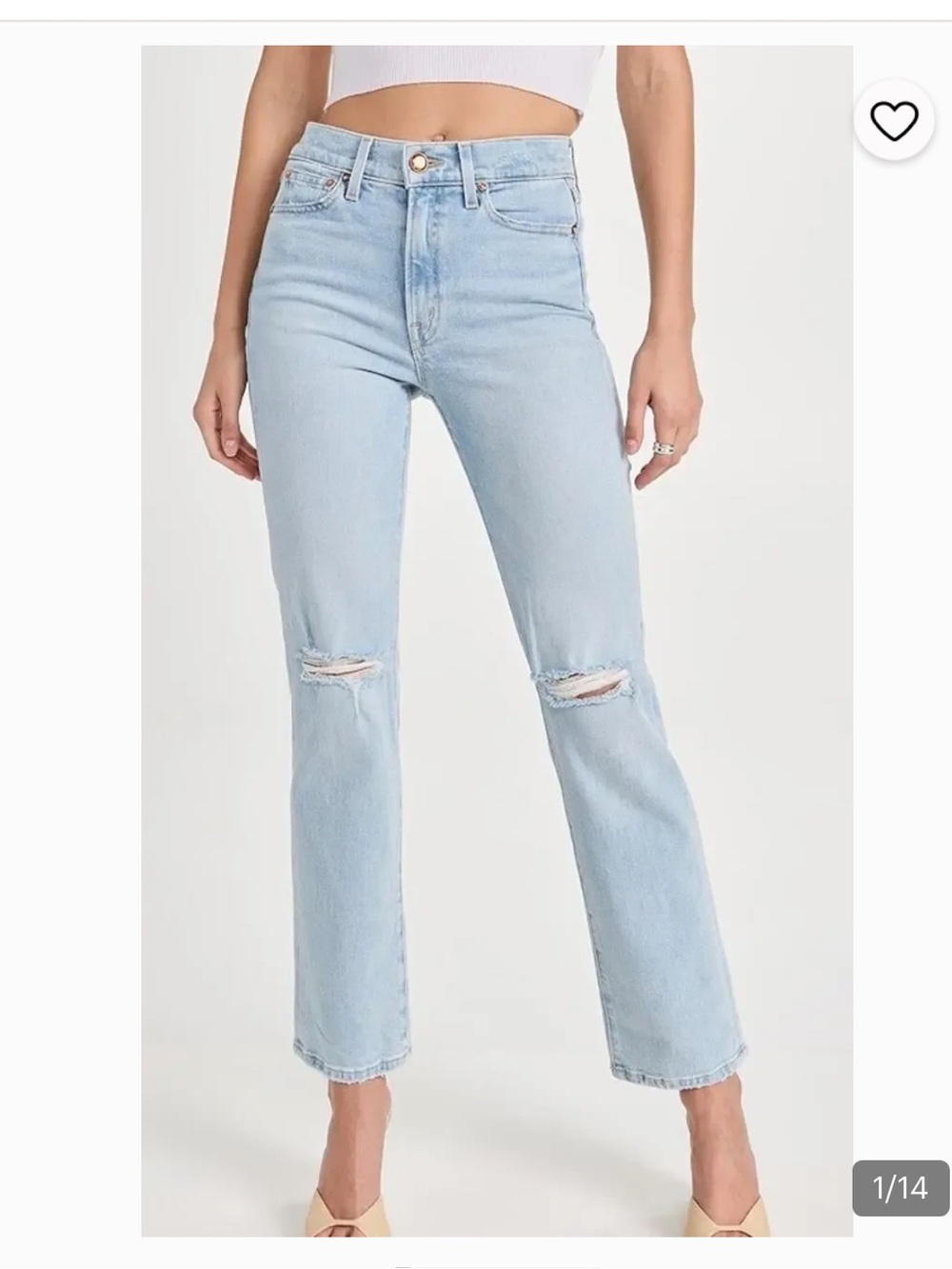 AYR The Sugar Blue Straight Leg Jeans